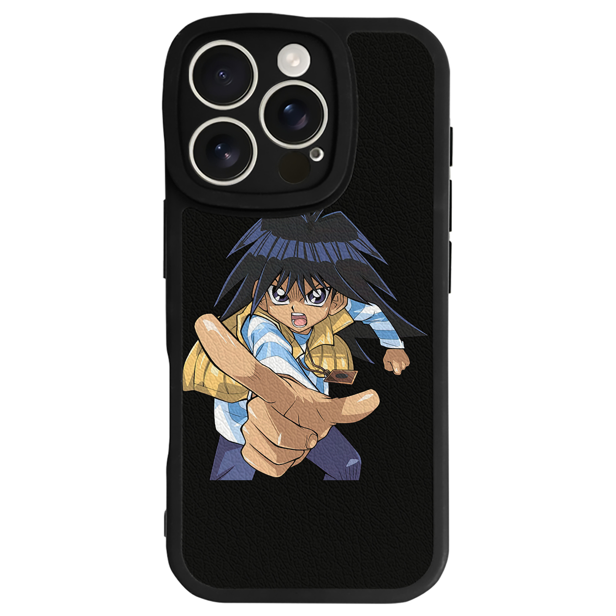 遊☆戯☆王 Yu-Gi-Oh! 【iPhone 16シリーズ対応】シリコンスマホケース（レザー調） 材質：シリコン